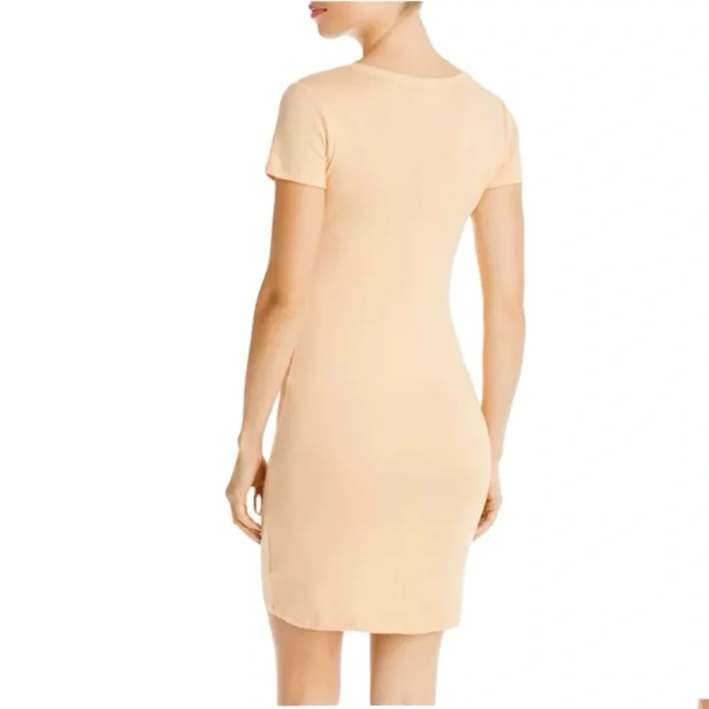 Three Dots Casual Dress in Apricot Ice - Picture 3 of 3